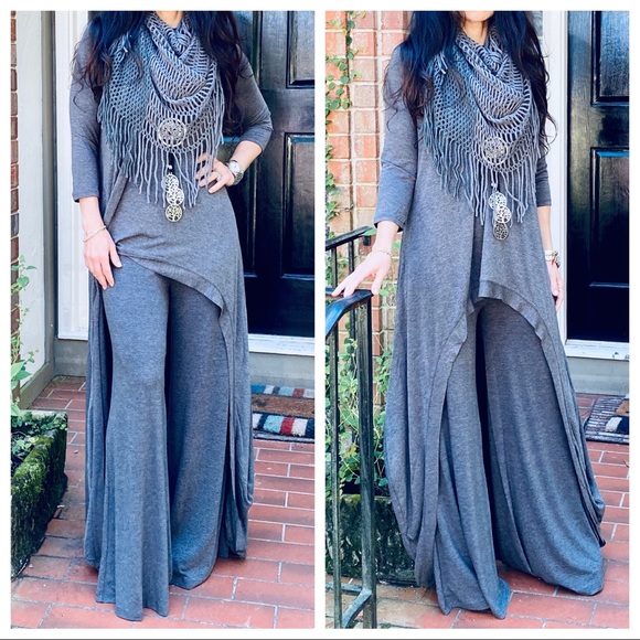 ✨LAST✨Best high low Charcoal grey tunic dress - Picture 7 of 11